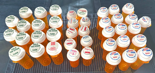 Lot empty amber rx - of, 40