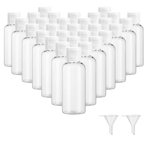 Pcs clear plastic - 2, oz