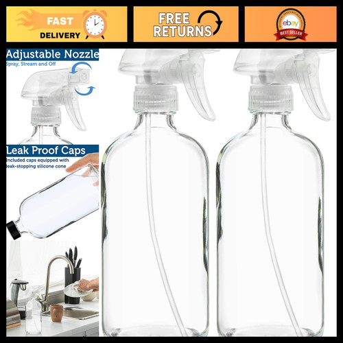 Large clear glass spray - 16,