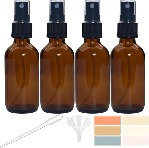 Pack amber small glass - 2, oz