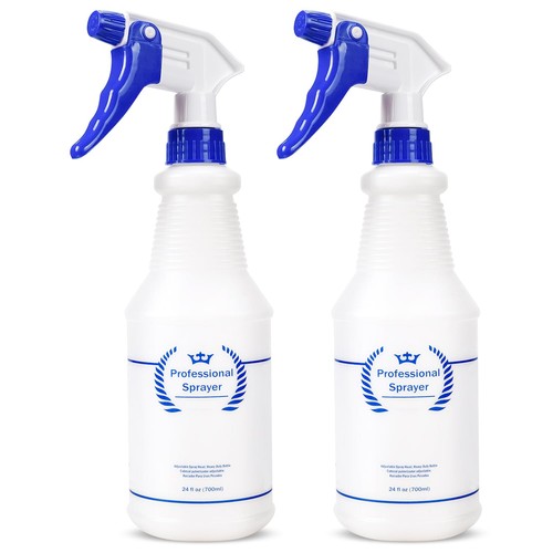 Plastic spray bottle empty - plastic, bottle,